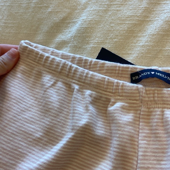 BRANDY MELVILLE light pink striped boxer shorts - Picture 5 of 6